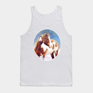 Paint Horse Snow Day Tank Top